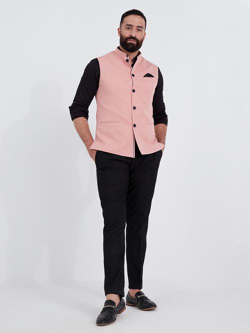 Dusty Rose Nehru Jacket