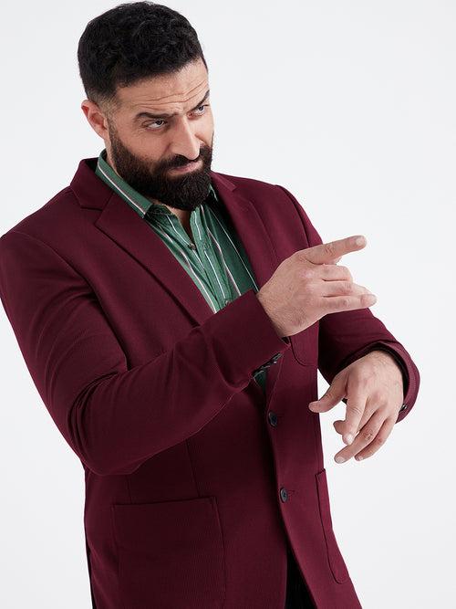 Aubergine Wine Blazer