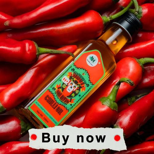 Bhut Jolokia Chilli Oil | Cold Pressed Oil Assam