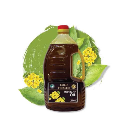 Organic Cold Pressed Mustard Oil with A1 grade seeds