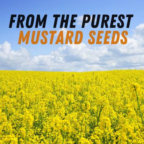 Organic Cold Pressed Mustard Oil with A1 grade seeds