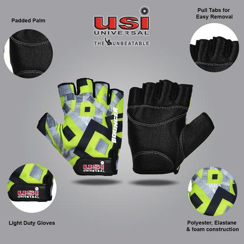 USI Universal THE UNBEATABLE 733BR Bouncer Fitness Gym Gloves (No return no exchange)