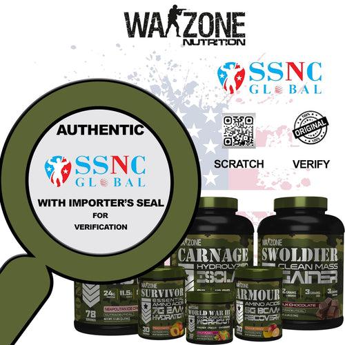 Warzone Armour Amino Acids 5G BCAA + Recovery