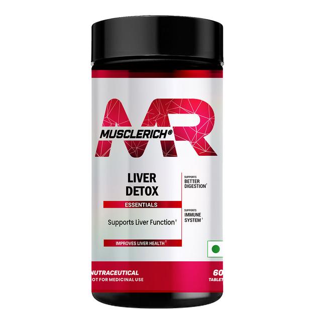 MuscleRich Liver Detox Supports Liver Function  60 Tablets