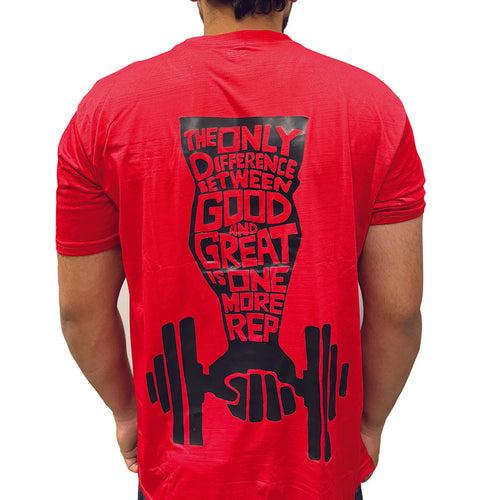 BBI Gym T-Shirt (The Only Difference Between Good and Great is One More Rep)