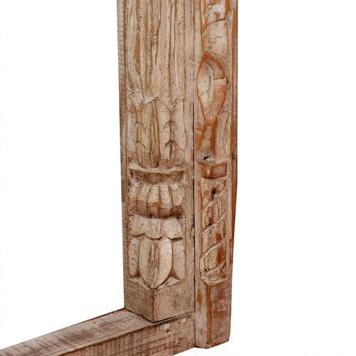 Handcrafted Antique Reclaimed Wood Jharokha | 36 x 19 Inch