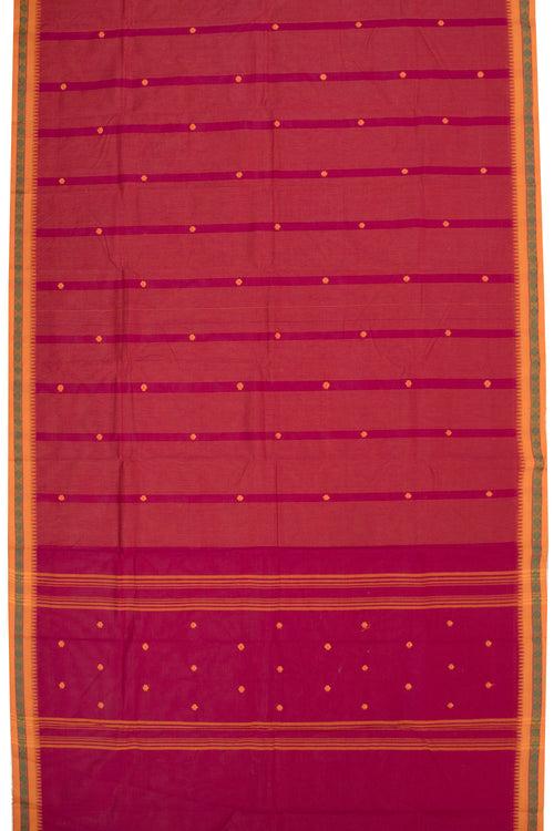 Viva Magenta Handloom Chettinad Cotton Saree 10070010