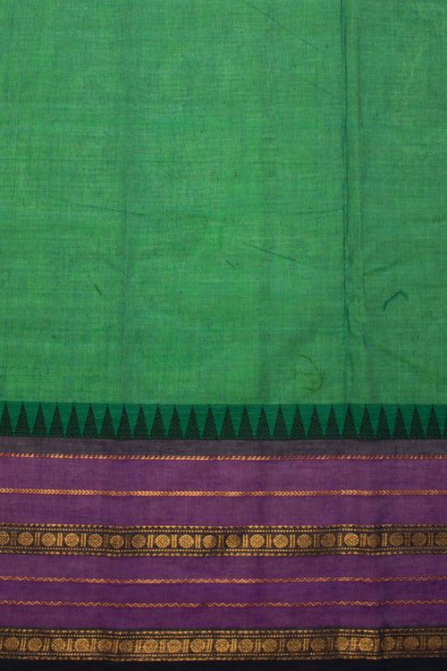 Green Handloom Chettinad Cotton Saree 10070024