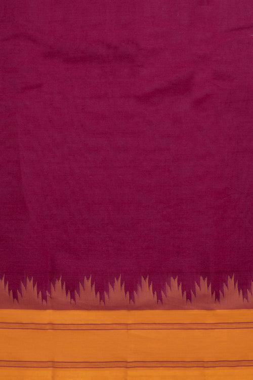 Telemagenta Handloom Kanchi Cotton Saree 10069391