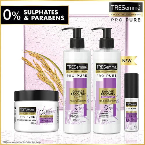 TRESemmé Pro Pure Damage Recovery Shampoo 370ml + Mask 300ml + Serum 60ml