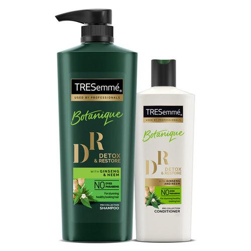 TRESemmé Detox and Restore Shampoo 580 ml + Conditioner 190ml