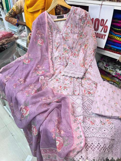 Sadabahar Rania Lawn | Lavender