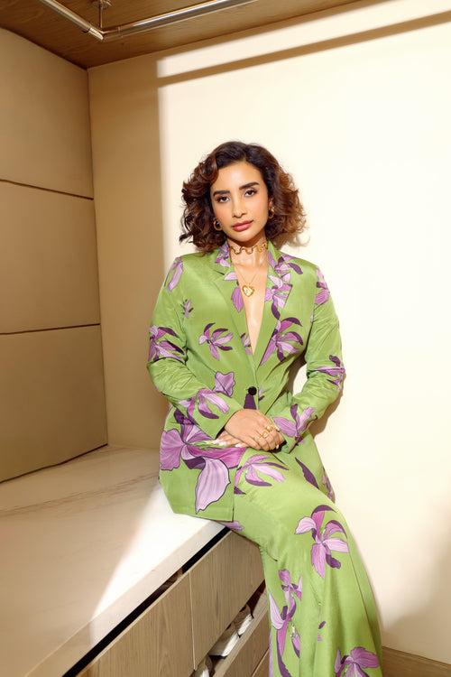 Patralekha in our Lily Vine Blazer Set