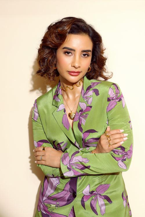 Patralekha in our Lily Vine Blazer Set