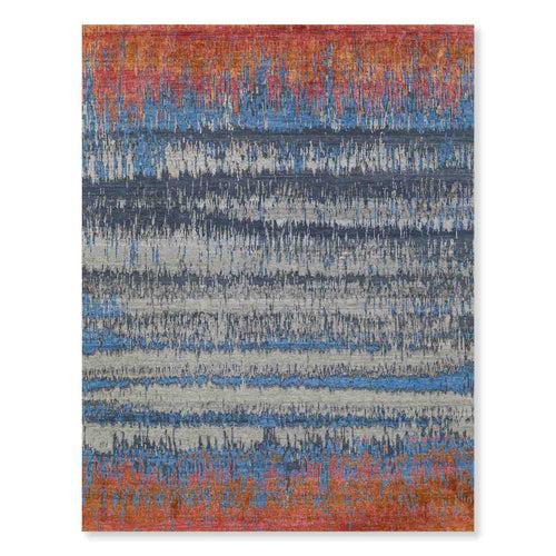 Cosmo Hand knotted Woollen  And Silk Rug