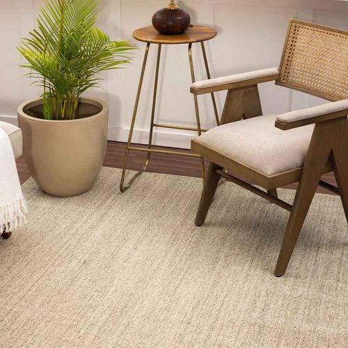 Bhumi Handwoven Jute and Alfombra Sisal Rug