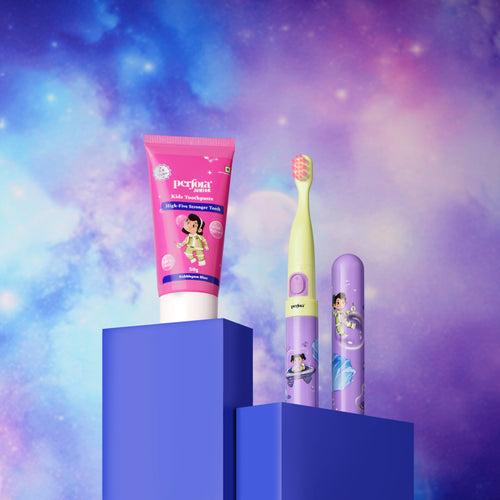 Perfora Kids Toothbrush - Zi & Toothpaste – Bubblegum Blast