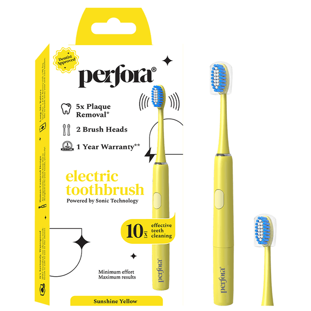 Electric Toothbrush - Model 002 - Sunshine Yellow