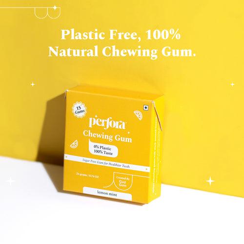 Perfora x Gud Gum - Plastic Free Chewing Gum - Lemon Mint