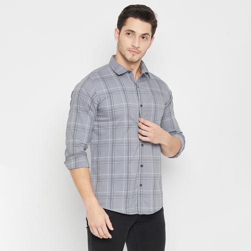 Duke Stardust Men Full Sleeve Cotton Shirt (SDO9080)