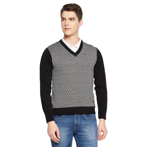 Duke Stardust Men Full Sleeve V Neck Sweater (SDS8088)