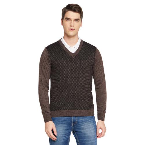 Duke Stardust Men Full Sleeve V Neck Sweater (SDS8088)