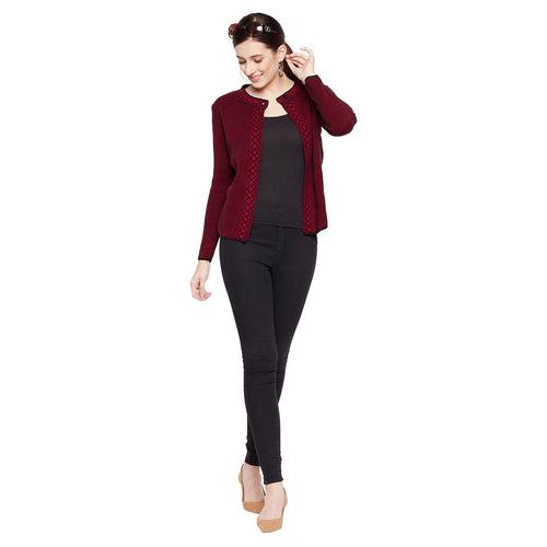 Duke Stardust Women Full Sleeve Cardigan (SDS1056)