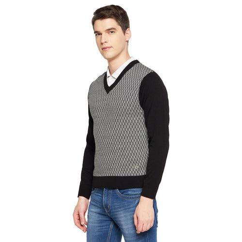 Duke Stardust Men Full Sleeve V Neck Sweater (SDS8088)