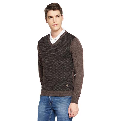 Duke Stardust Men Full Sleeve V Neck Sweater (SDS8088)