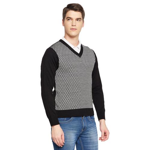 Duke Stardust Men Full Sleeve V Neck Sweater (SDS8088)