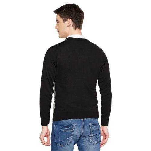 Duke Stardust Men Full Sleeve V Neck Sweater (SDS8088)