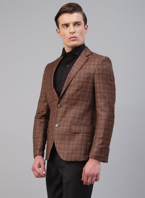 Rust checks Formal Notch Jacket