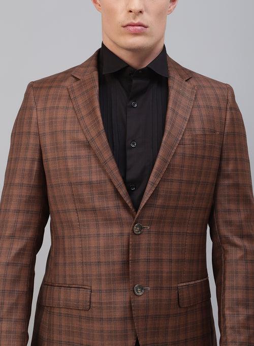 Rust checks Formal Notch Jacket