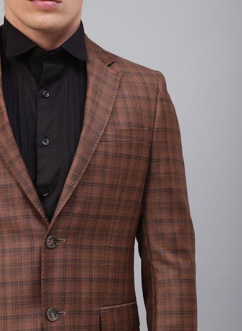 Rust checks Formal Notch Jacket