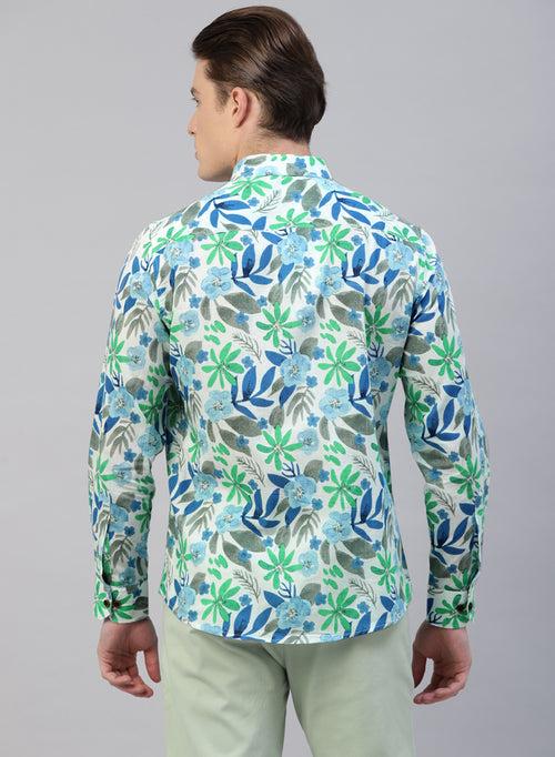 Multicolor 100% Cotton Printed Casual Shirts