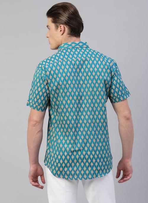 Indian Prints Cotton Half Sleeve Shirt