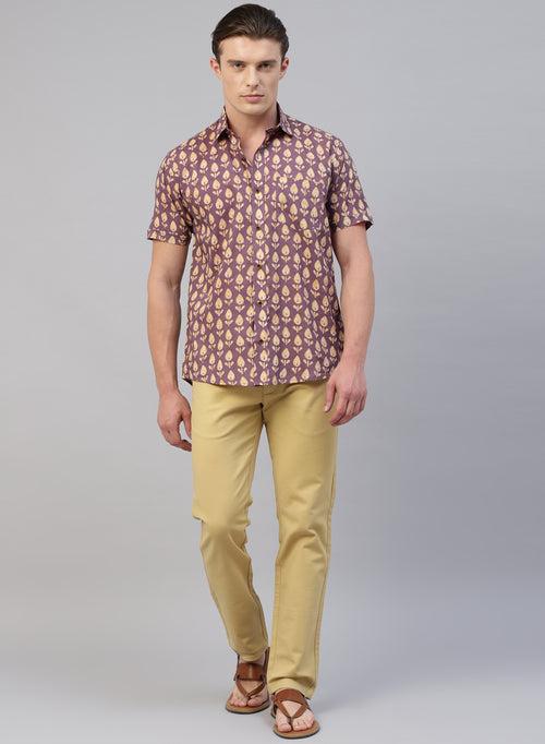 Indian Prints Cotton Half Sleeve Shirt