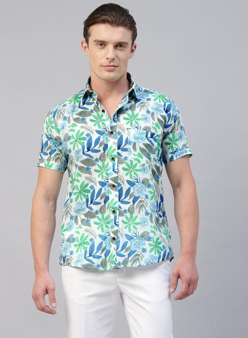 Indian Prints Cotton Half Sleeve Shirt