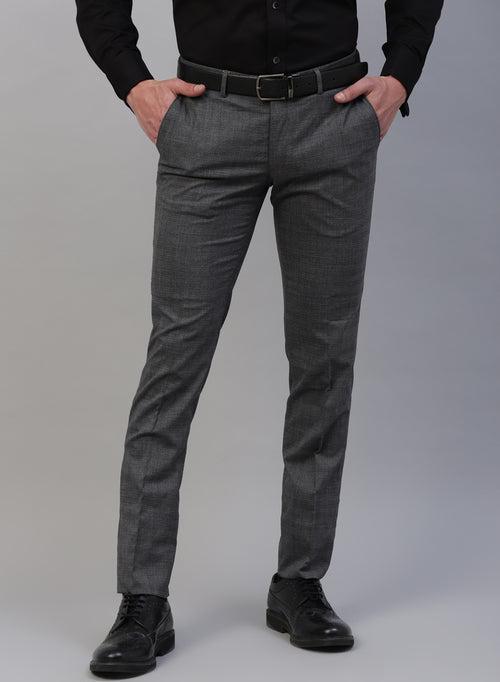 Grey check Formal Trouser