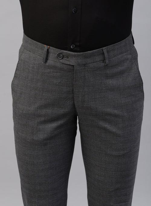 Grey check Formal Trouser