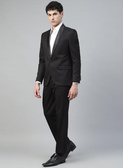 Black Solid Designer Tuxedo