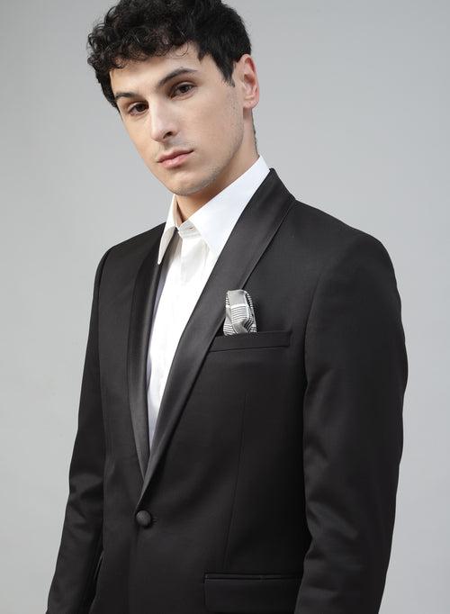 Black Solid Designer Tuxedo