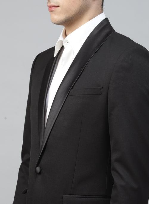 Black Solid Designer Tuxedo