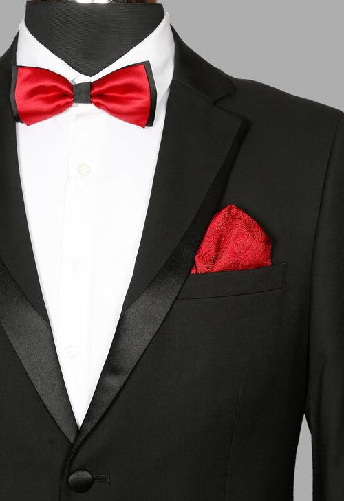 Black Solid Designer Suit