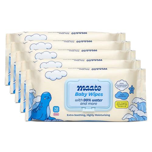 Maate Baby Wipes 99% Water