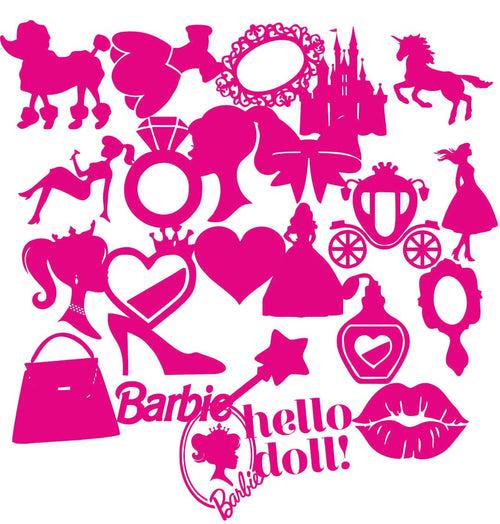 Barbie Waterproof Sticker (pack of 30)