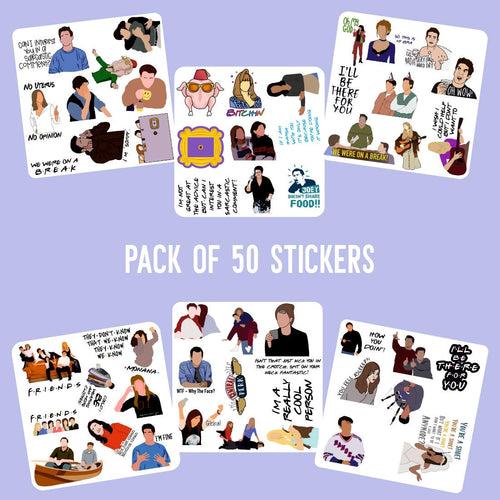 Friends Vinyl Waterproof Sticker (pack of 50)