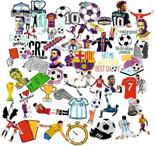 Football Vinyl Waterproof Sticker (pack of 50)