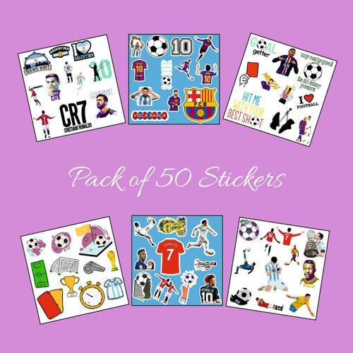 Football Vinyl Waterproof Sticker (pack of 50)