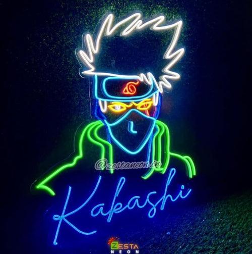 Kakashi Neon Art Glow Board